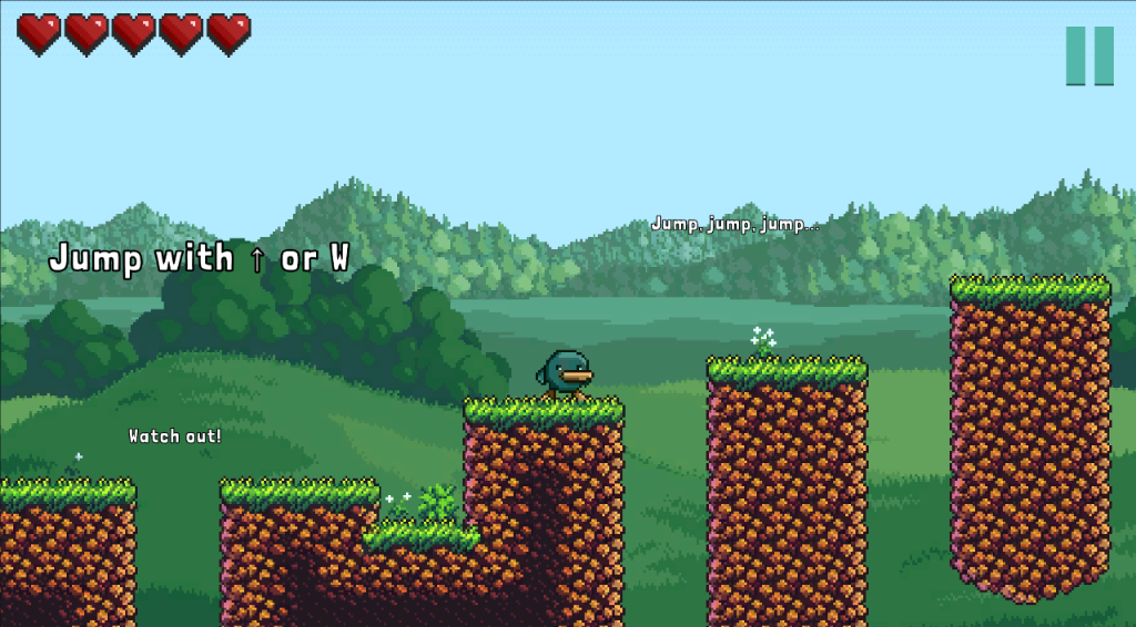 RAISE Screenshot - Jumping platforms
